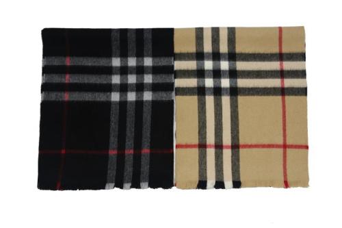 Woolen plaid cashmere scarf