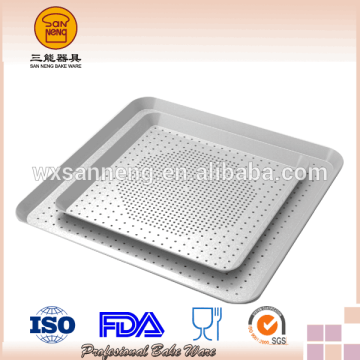 Pizza Hut Used Rectangular/Round (Perforated) Thin Crust Pizza Pan