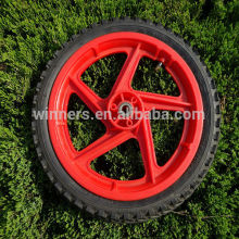 14 inch plastic solid wheel/plastic bicycle wheel