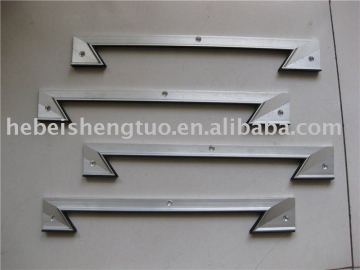 CNC machine aluminium guide scrapper