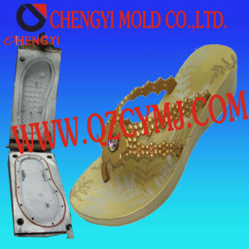 brazil lady beach flipflop injection molding pvc sandals molds