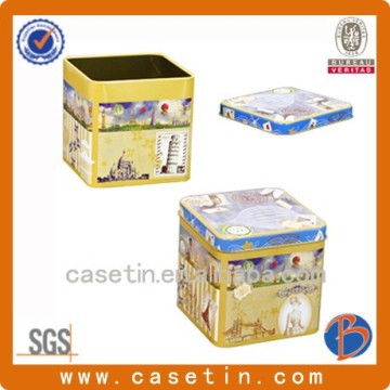 2016high quality empty Customized Chocolate box tin