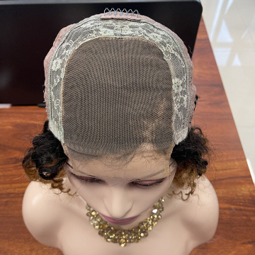 Natural 1b/30 Kinky Curly Brazilian Wig With Closures,Lace Closure Wig Human Hair 4x4 5x5 Lace Closure Wig