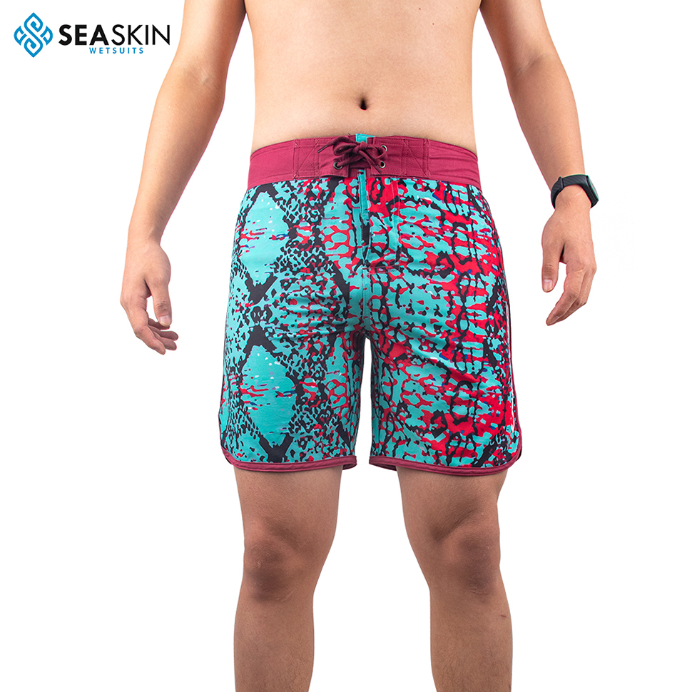 Seaskin Men Logo Swim Beach Shorts