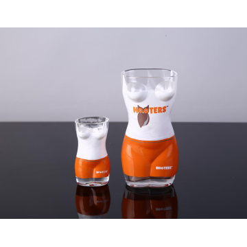 Jotai shaped shot glass with high quality