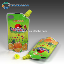 Pouch Juice Packaging Beverage Pouch with Corner Spout