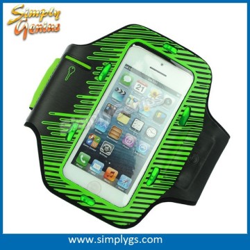 (top) led sport armband for iphone, lycra armband for iphone, elastic sport armband