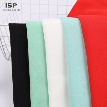 High Quality Eco-friendly Factories Woven Dyed Slub Spun 100% Rayon Fabric