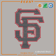 SF 49ers hot fix iron on rhinestone transfers