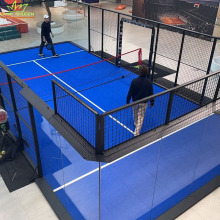 Durable Blue Artificial Grass for Tennis Courts