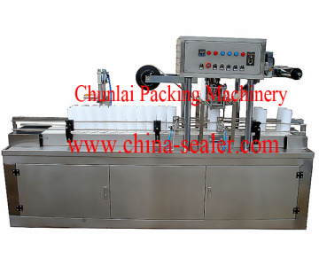 Automatic plastic bucket filling sealing machine