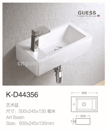 wall hung basin, bathroom wash hand basin,K-D44356