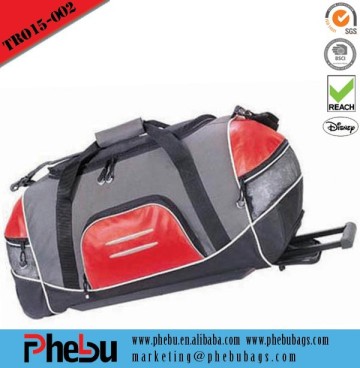 Big Capacity Polyester Fashional trolley travel bag