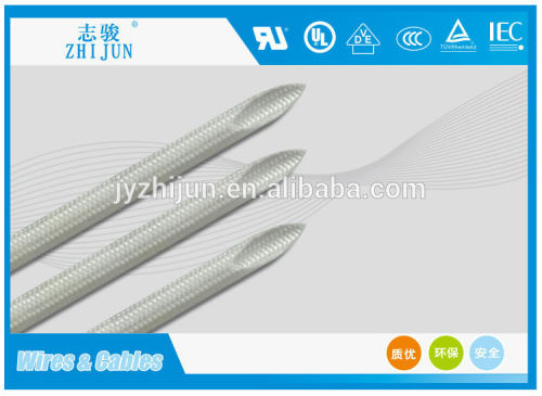 300V 200C silicone resin fiberglass braided insulation sleeving