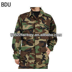 BDU camo uniform