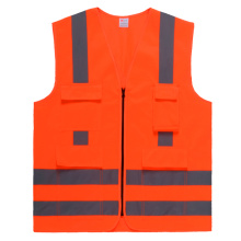 Safety vest with X on back