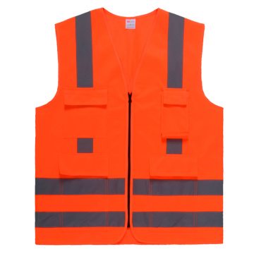 Safety vest with X on back