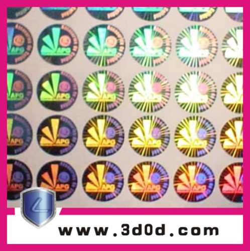 Supply waterproof adhesive label, barcode hologram anti-counterfeit label, laser security label for plastic products