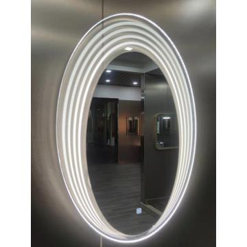 Квадратный светодиодный зеркальный светильник с подсветкой