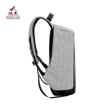 Sac à dos de polyester anti-vol USB pour ordinateur portable