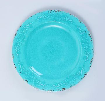 melamine round dinner plate for all serving usage