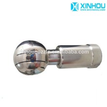 Stainless steel 360 degree roating wash down nozzle
