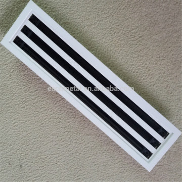 Prefab coated rectangle aluminum linear bar grille air diffuser