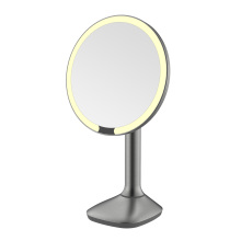 Hot Sale Rechargeable LED Lighted Free Standing Desktop Vanity Mirror