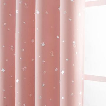 Pink Blue Blackout Curtains 72 Inch Long