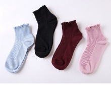 Lace Ruffles Soft Cotton Women Socks