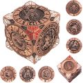 Multi-Functional Spinner DND Dice – Premium Color-Shifting D&D Monster Themed Cube Spinner Dice Cube for TTRPG, Dungeon Masters