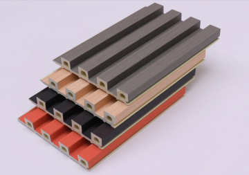 Indoor Wood Plastic Composite Cladding Fluted Wall Board Wpc Interior Wall Panel