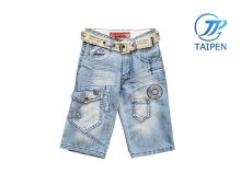 Wholeslae Fashion Denim Jeans Model Kids with Belt