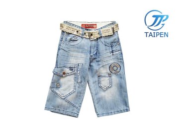 Wholeslae Fashion Denim Jeans Model Kids with Belt