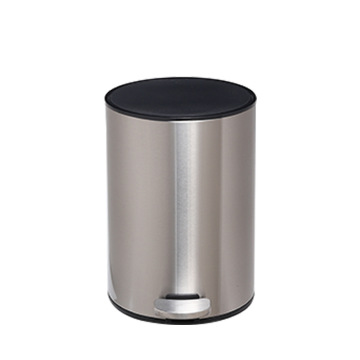 Pedal Stainless Steel Rubbish Bin Kitchen Outdoor Dustbin