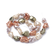 Colorful Shell Pearl Bead Nuggets: Pandahall's Exclusive Collection