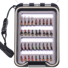 36pcs/Box Fly Fishing Kit: Handmade Gear with Dry/Wet Flies for Trout, Bass, Grayling & Panfish