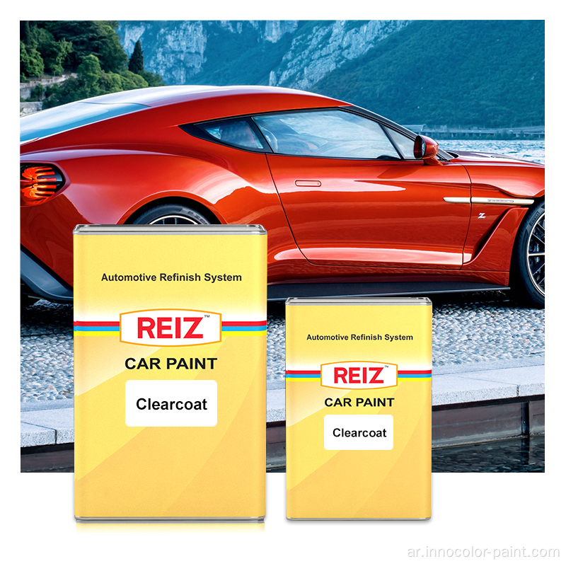Reiz Clear Coat Car Car Refinish Paint High Gloss Automotive Paint Cleat Clear