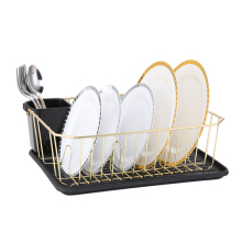 Kitchen With Plastic Salver Stainless Steel Storage Rack