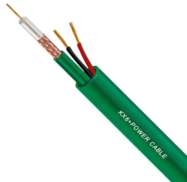 Rg59 Coaxial+2c Power Cable/Computer Cable/ Data Cable/ Communication Cable/ Connector/ Audio Cable