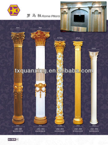 white marble decorative marble pillar