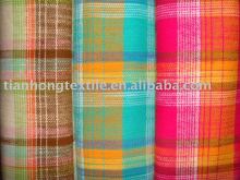 Yarn Dyed Cotton Brushed Plaid Flannel Table Cloth Fabric