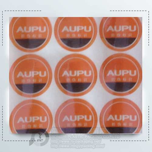 Transparent Anti-counterfeit Sticker