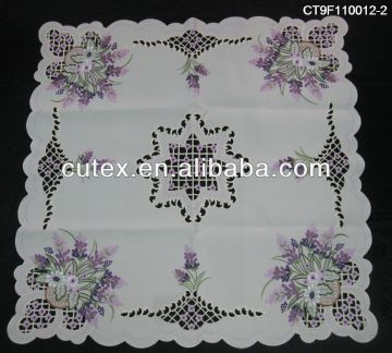 Hand Embroidery lavender Table Covers