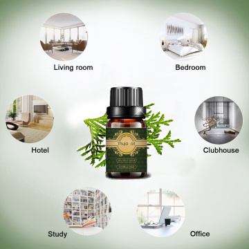 Private label pure thuja essential oil skin care