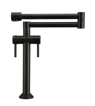 Kitchen Wash Water Double Handle Mixer Faucet