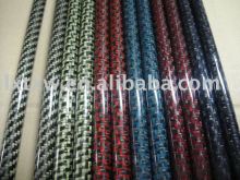colorful carbon fiber (glossy finish tube)