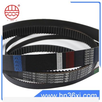 Recycled rubber products HTD industrial timing belts/ transmission belting