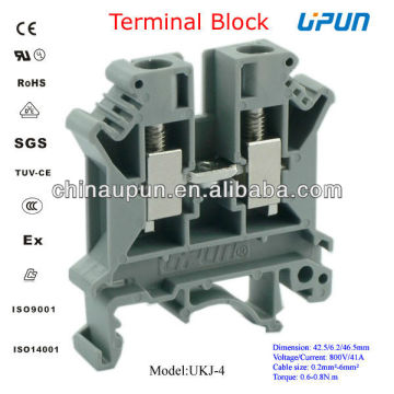 Screw clamping terminal block