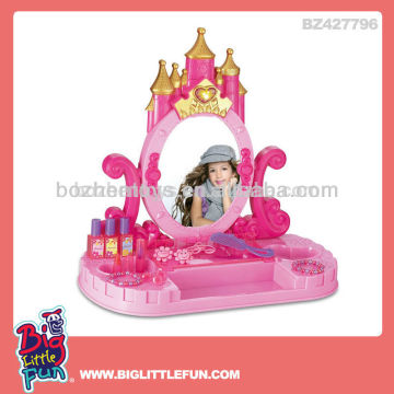 Dressing table toy Plastic toy makeup mirror set